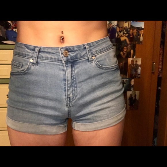 Forever 21 Pants - F21 Cuffed medium-wash shorts